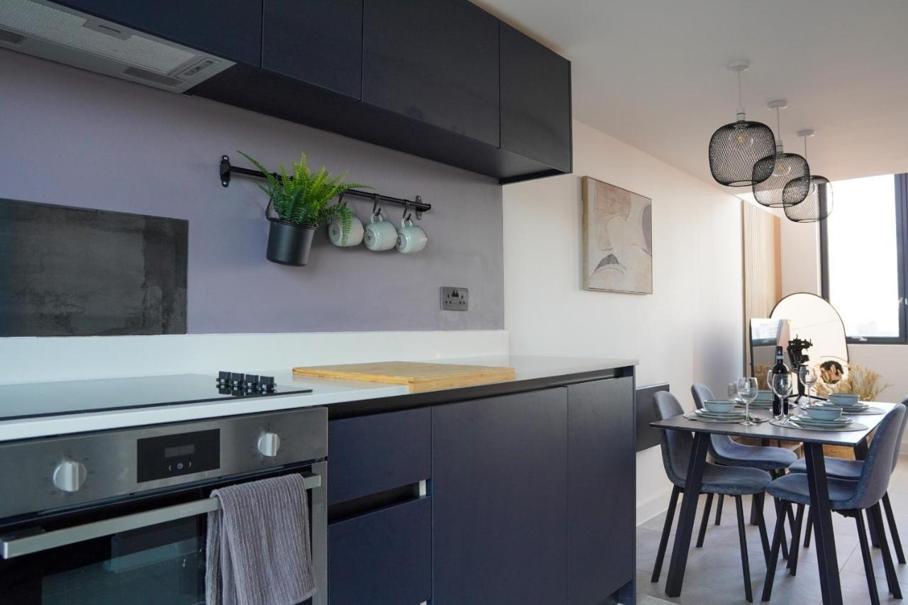 3Br Manchester Penthouse - Sky Garden & City Views Bagian luar foto